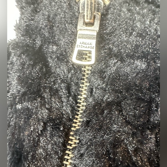 Armani Exchange Faux Fur Vest US S - Picture 2 of 8